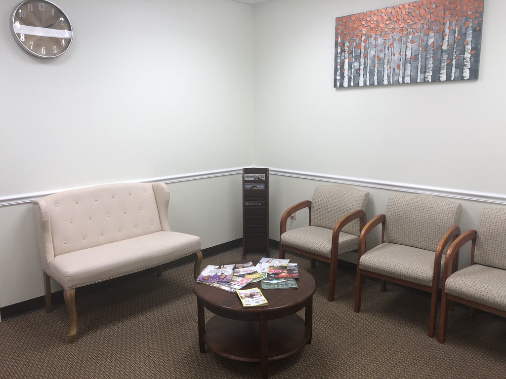 waiting room at empower psychiatry