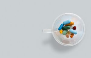 pills in a cup